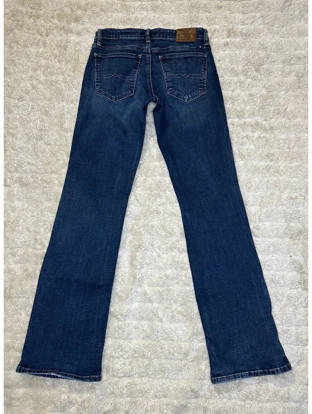 Lucky Brand Sweet Boot dark wash mid-rise bootcut stretch denim jeans Size 2/26